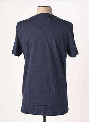 Tricou broderie mâneci scurte albastru OAKS VALLEY bărbat