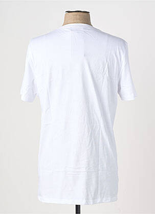 Tricou broderie mâneci scurte alb OAKS VALLEY bărbat