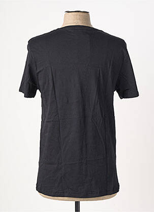 Tricou broderie mâneci scurte negru OAKS VALLEY bărbat