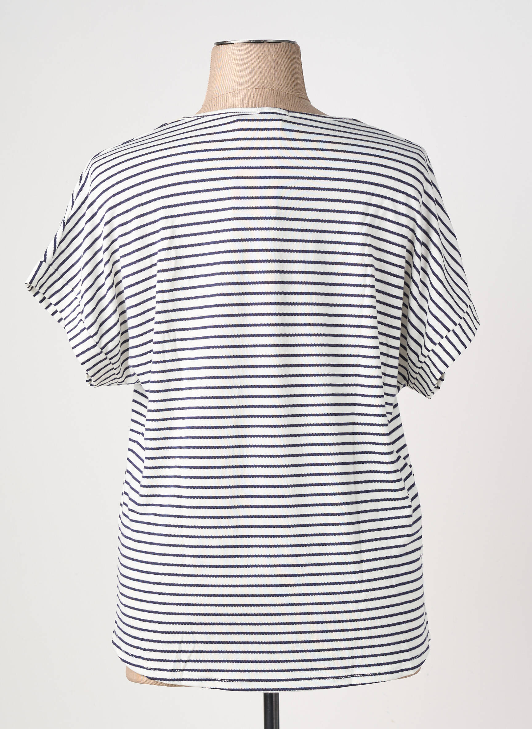 Tricou croială dreaptă mâneci scurte negru DREAM VALLEY femeie