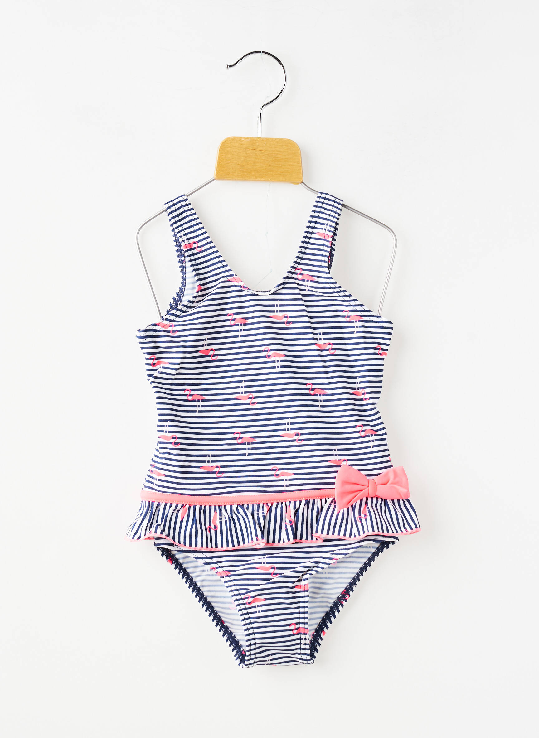 Costum de baie dintr-o singură piesă elasticitate albastru LAGON BLEU fată