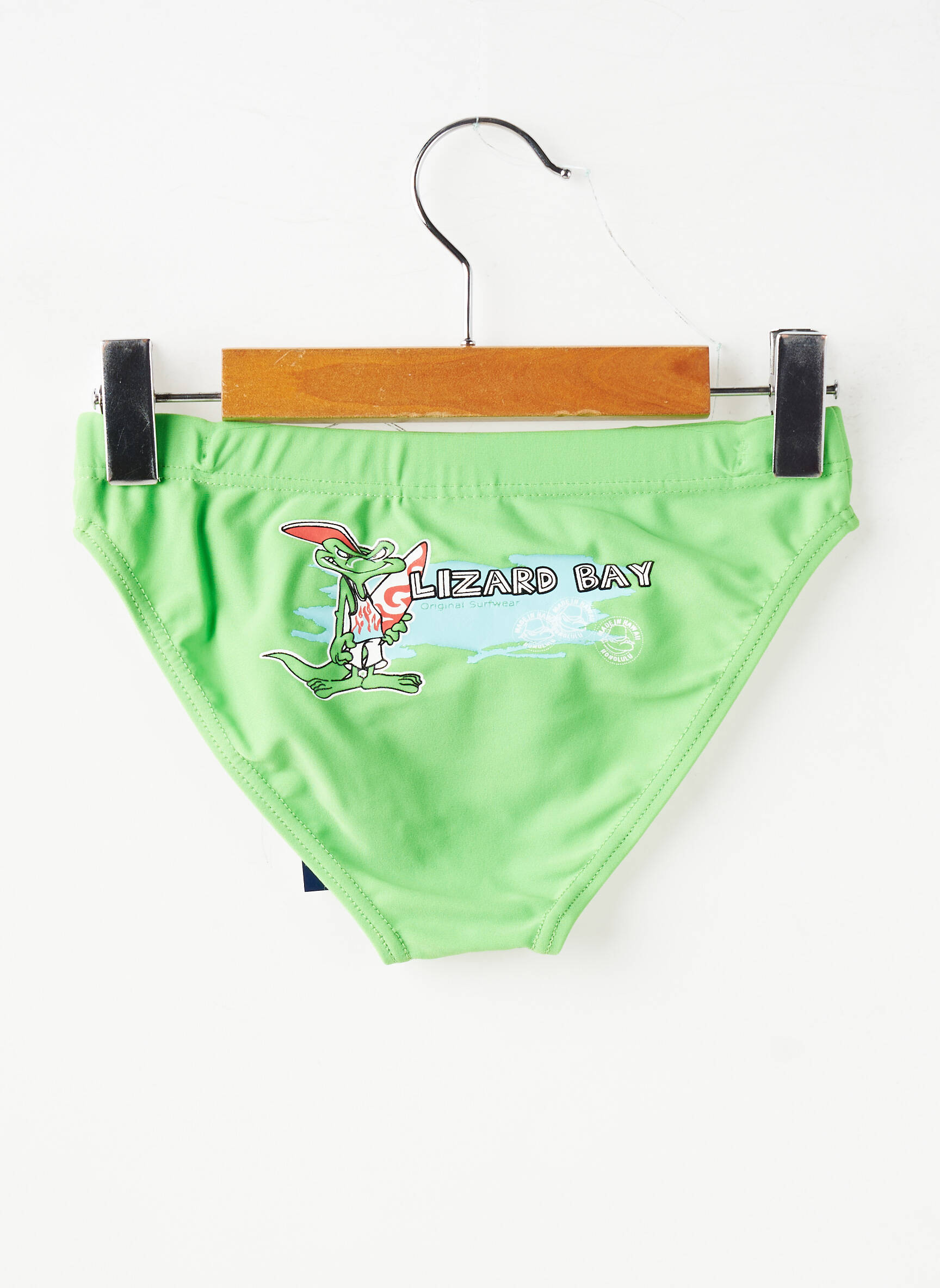 Slip de baie elasticitate verde MONDACA băiat