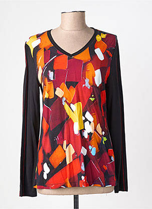 Tricou mâneci lungi mâneci lungi portocalie DOLCEZZA femeie