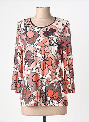 Tricou mâneci 3/4 mâneci 3/4 portocalie BARBARA LEBEK femeie