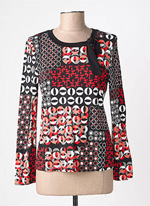 Tricou mâneci lungi mâneci lungi negru BARBARA LEBEK femeie