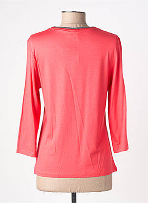 Tricou mâneci 3/4 mâneci 3/4 roz BARBARA LEBEK femeie
