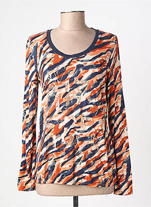 Tricou mâneci lungi mâneci lungi portocalie BARBARA LEBEK femeie