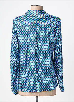 Cămașă croială cambrată mâneci lungi albastru TINTA STYLE femeie