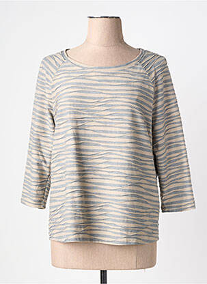 Tricou mâneci 3/4 mâneci 3/4 bej FRANK WALDER femeie