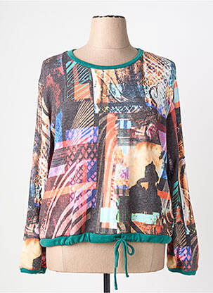 Pulover elasticitate mâneci lungi verde TINTA STYLE femeie