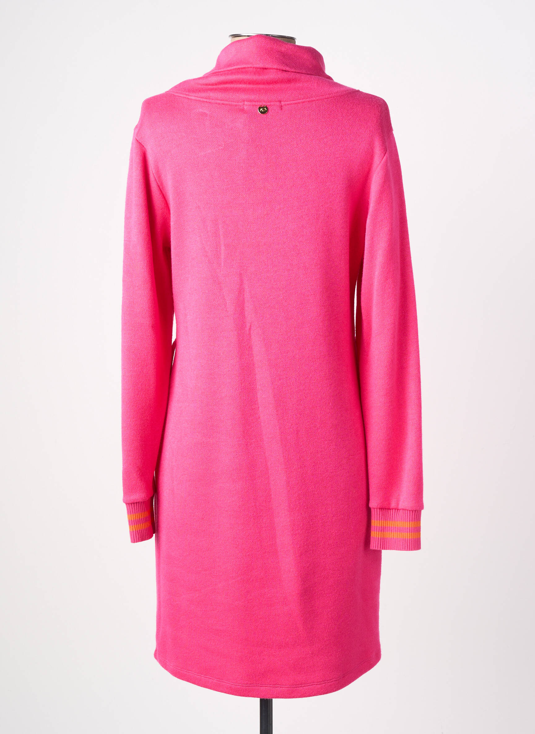 Rochie pulover elasticitate mâneci lungi roz PAUL BRIAL femeie