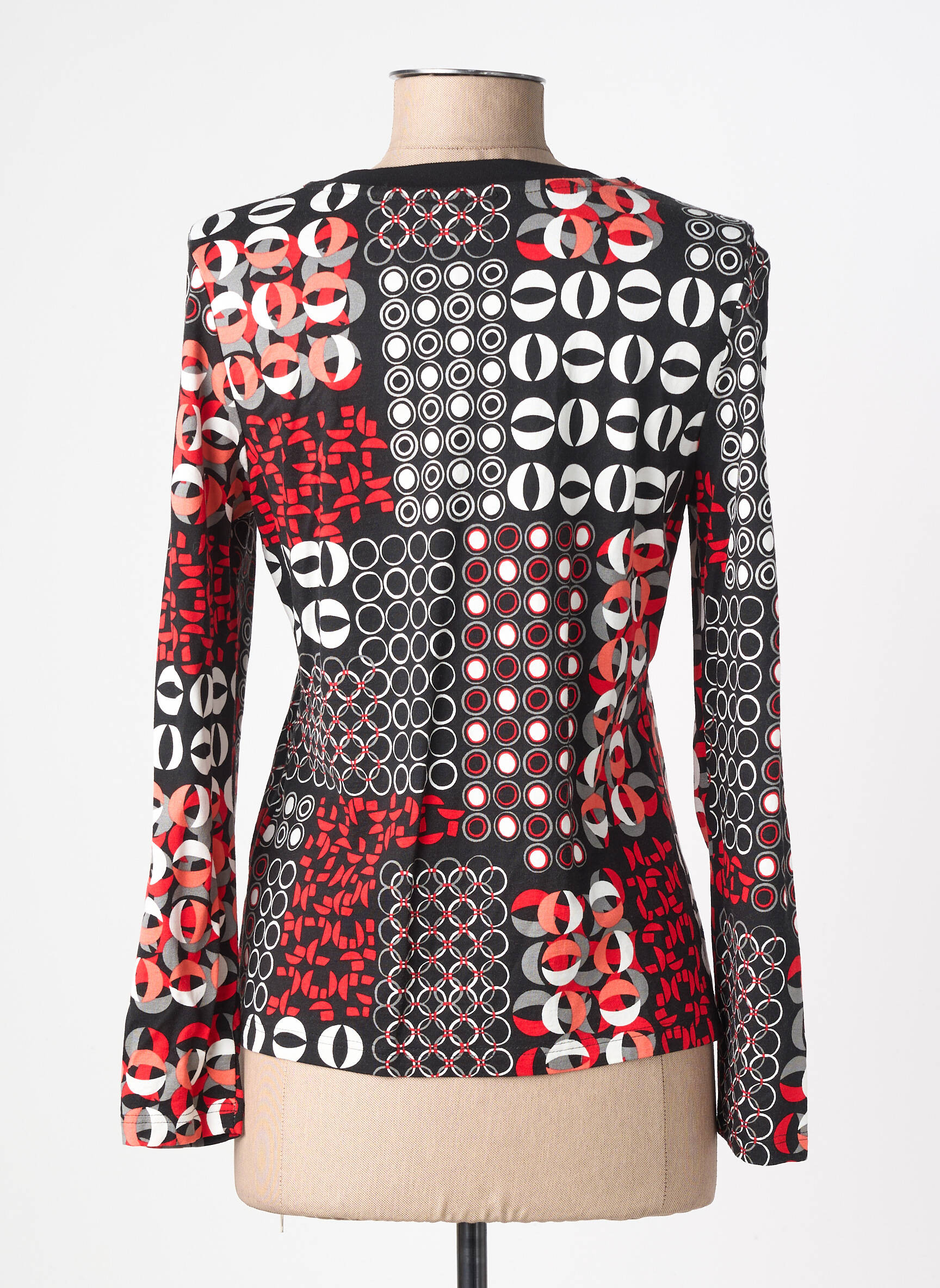 Tricou mâneci lungi mâneci lungi negru BARBARA LEBEK femeie