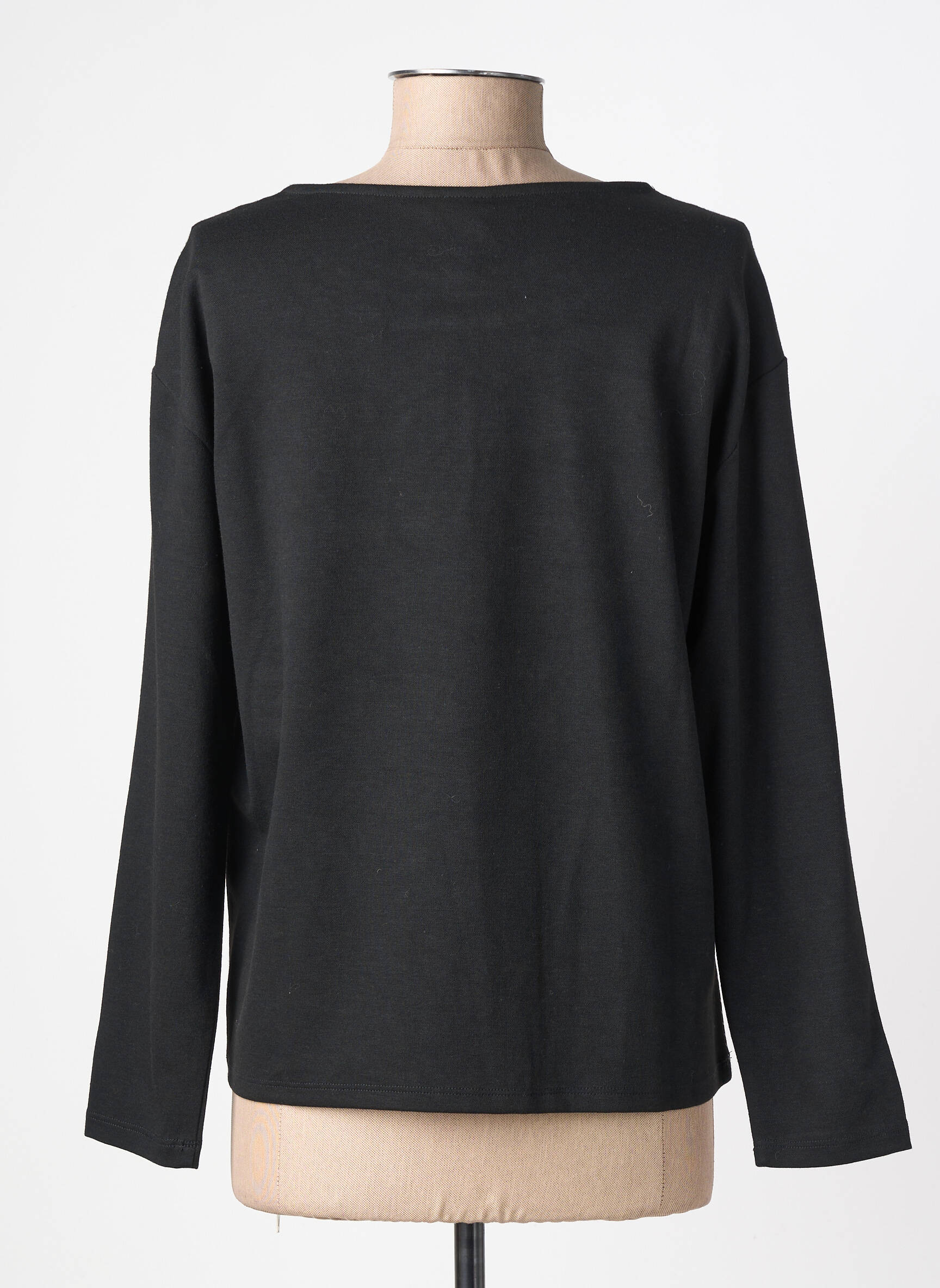 Tricou mâneci lungi mâneci lungi negru BARBARA LEBEK femeie