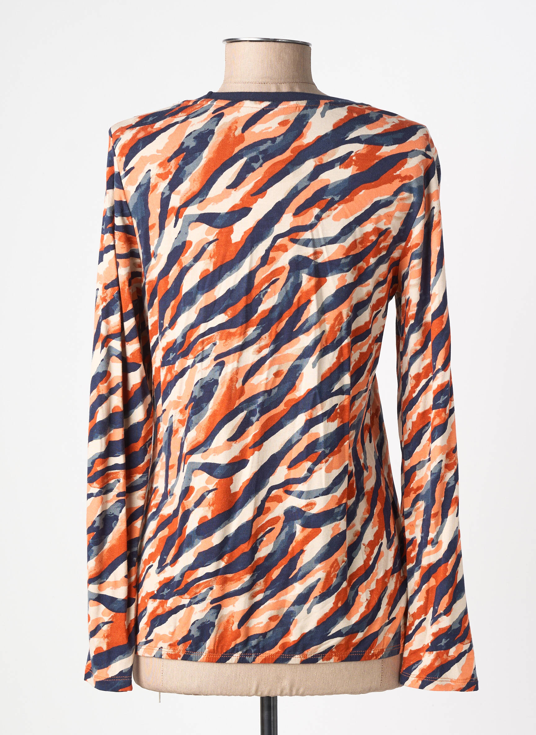 Tricou mâneci lungi mâneci lungi portocalie BARBARA LEBEK femeie