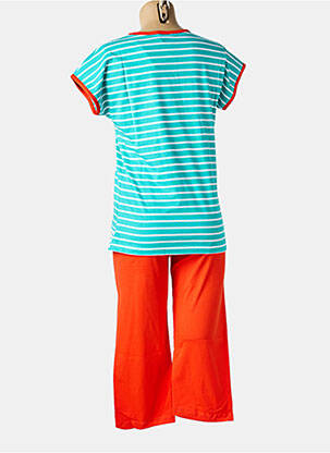 Pijama mâneci scurte albastru ROSE POMME femeie