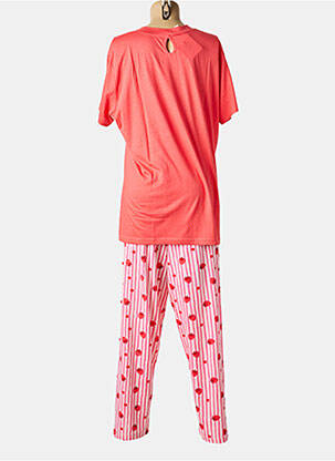 Pijama mâneci scurte roz ROSE POMME femeie