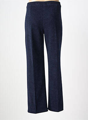 Pantalon drept talie elastică albastru TINTA femeie