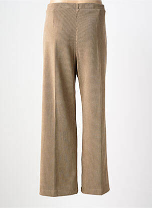 Pantalon drept talie elastică bej TINTA femeie