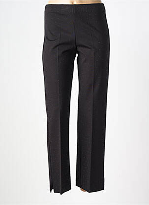 Pantalon drept talie elastică negru BARILOCHE femeie