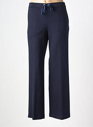 Pantalon drept talie elastică albastru TINTA femeie