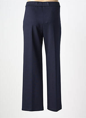 Pantalon drept talie elastică albastru TINTA femeie