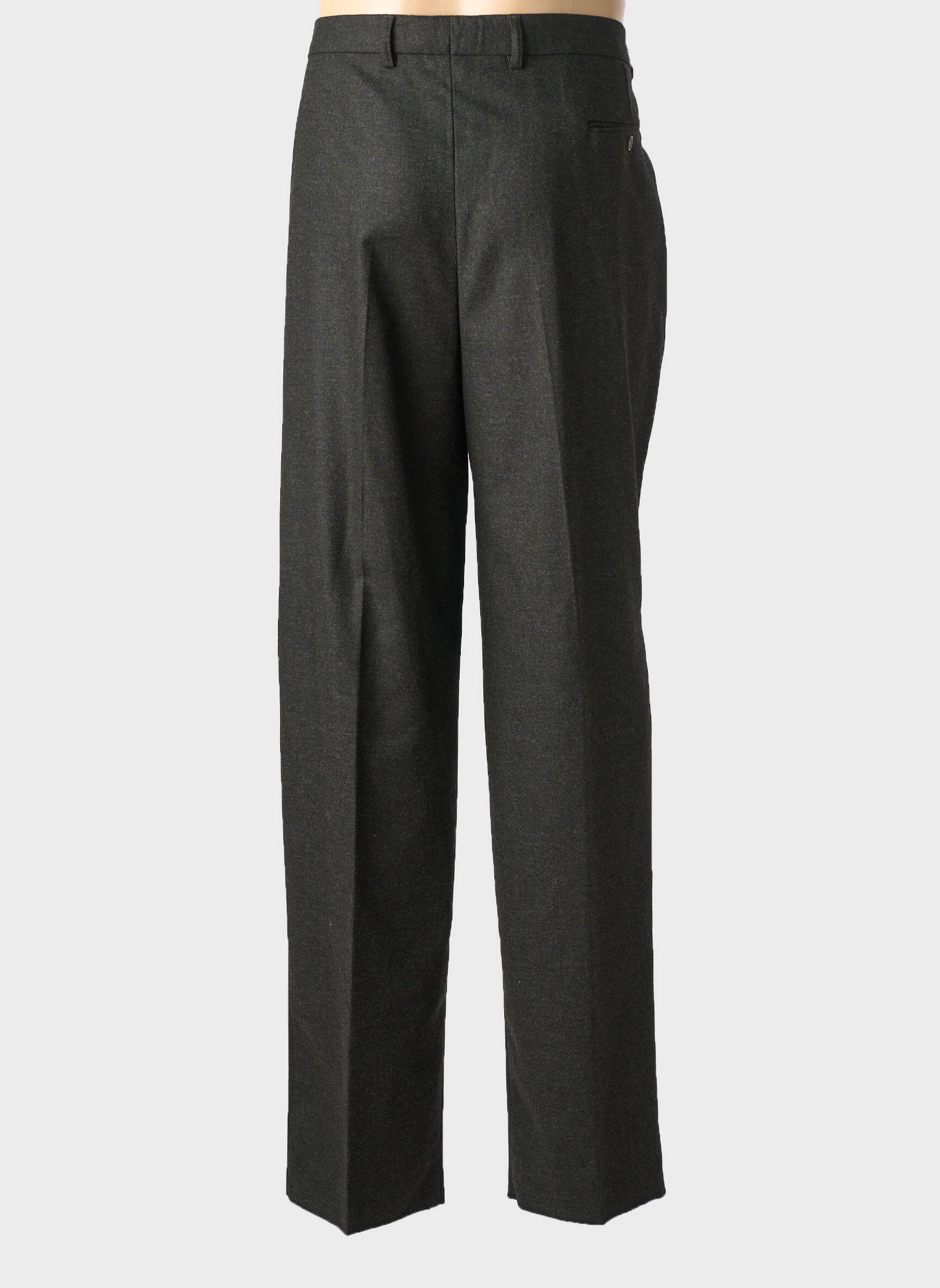 Pantalon drept croială dreaptă maro WOOLMARK bărbat