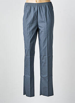Pantalon drept talie elastică gri GEVANA femeie