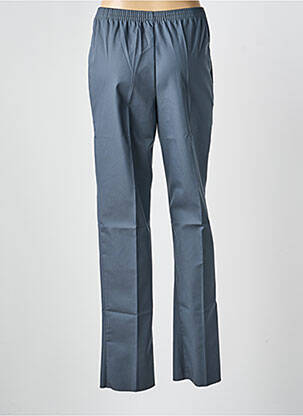 Pantalon drept talie elastică gri GEVANA femeie