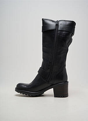 Cizme material neted toc de 4 la 6 cm negru E-COW femeie