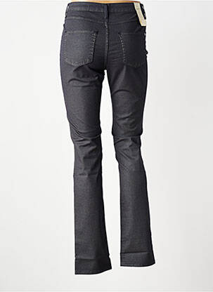 Pantalon slim țesătură poplin mărime normală gri KANOPE femeie