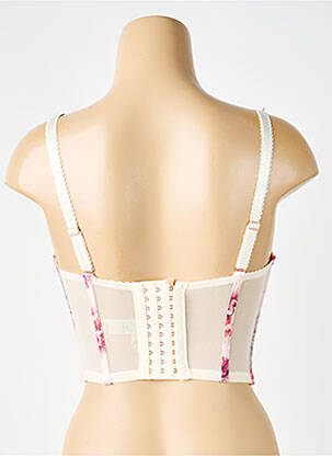 Corset broderie bej DORINA femeie