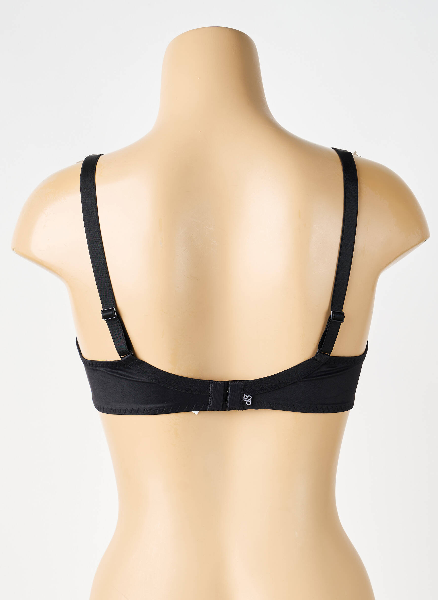 Sutien efect material satinat sutien cupe întregi cu decolteu înalt negru SIMONE PERELE femeie