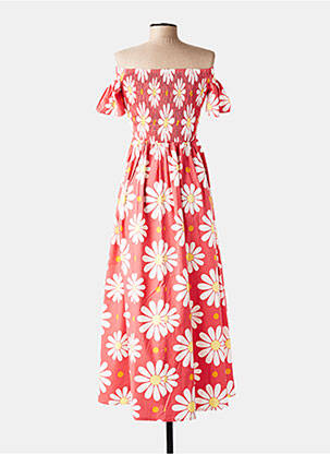 Rochie lungă mâneci scurte mâneci scurte roz DANCING DAYS femeie