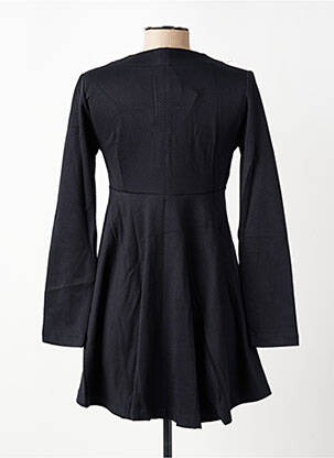 Rochie scurtă croială evazată mâneci lungi negru COUTURIST femeie