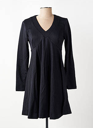 Rochie scurtă croială evazată mâneci lungi negru COUTURIST femeie