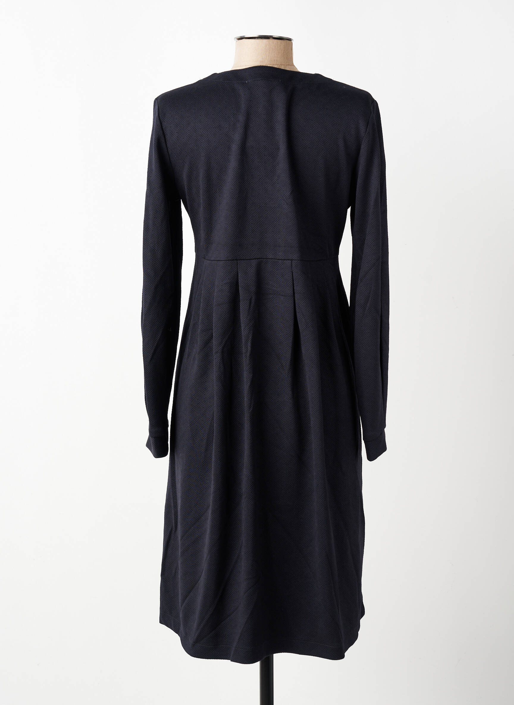 Rochie midi mâneci lungi mâneci lungi negru COUTURIST femeie