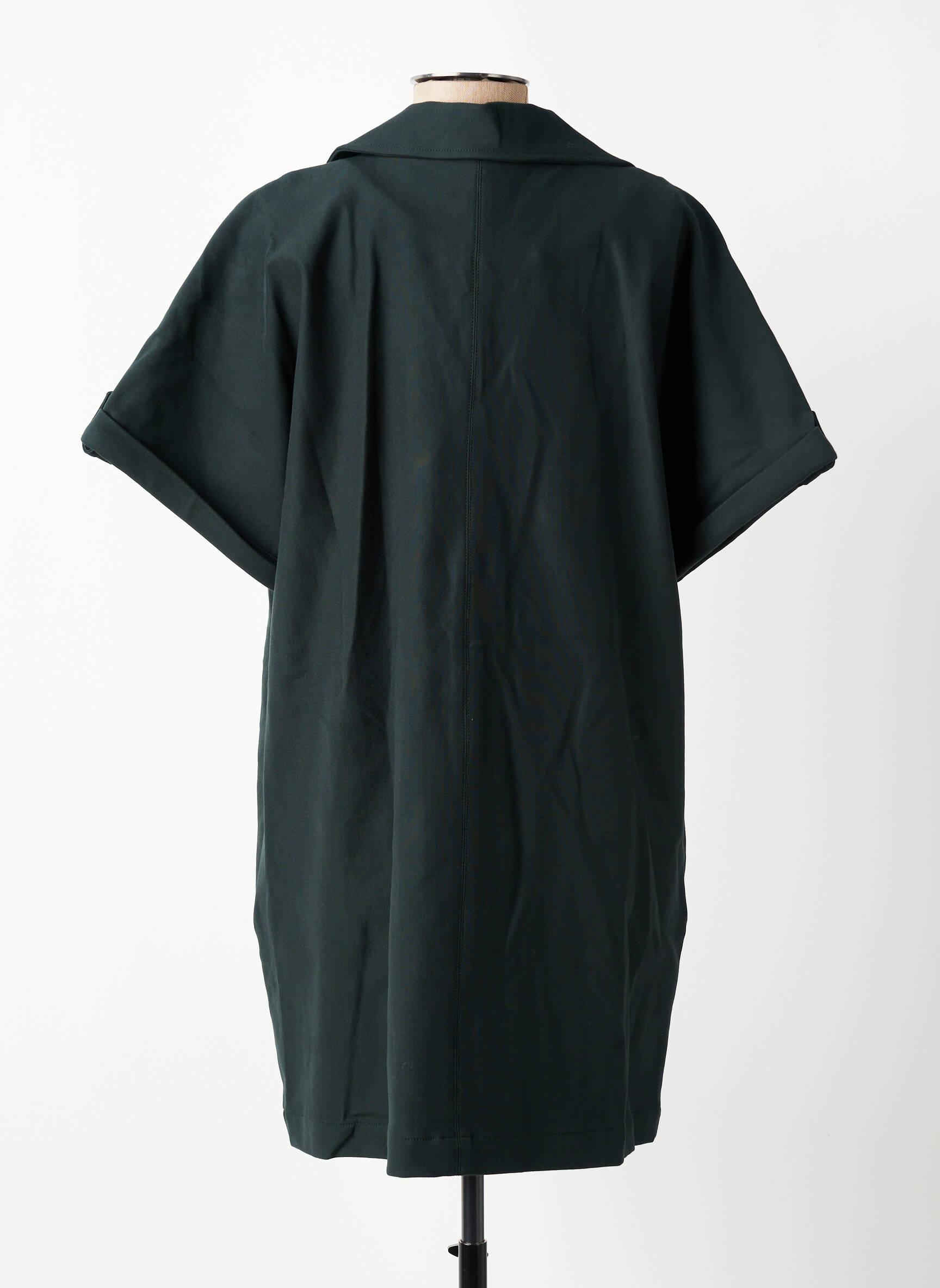 Rochie scurtă mâneci scurte mâneci scurte verde COUTURIST femeie
