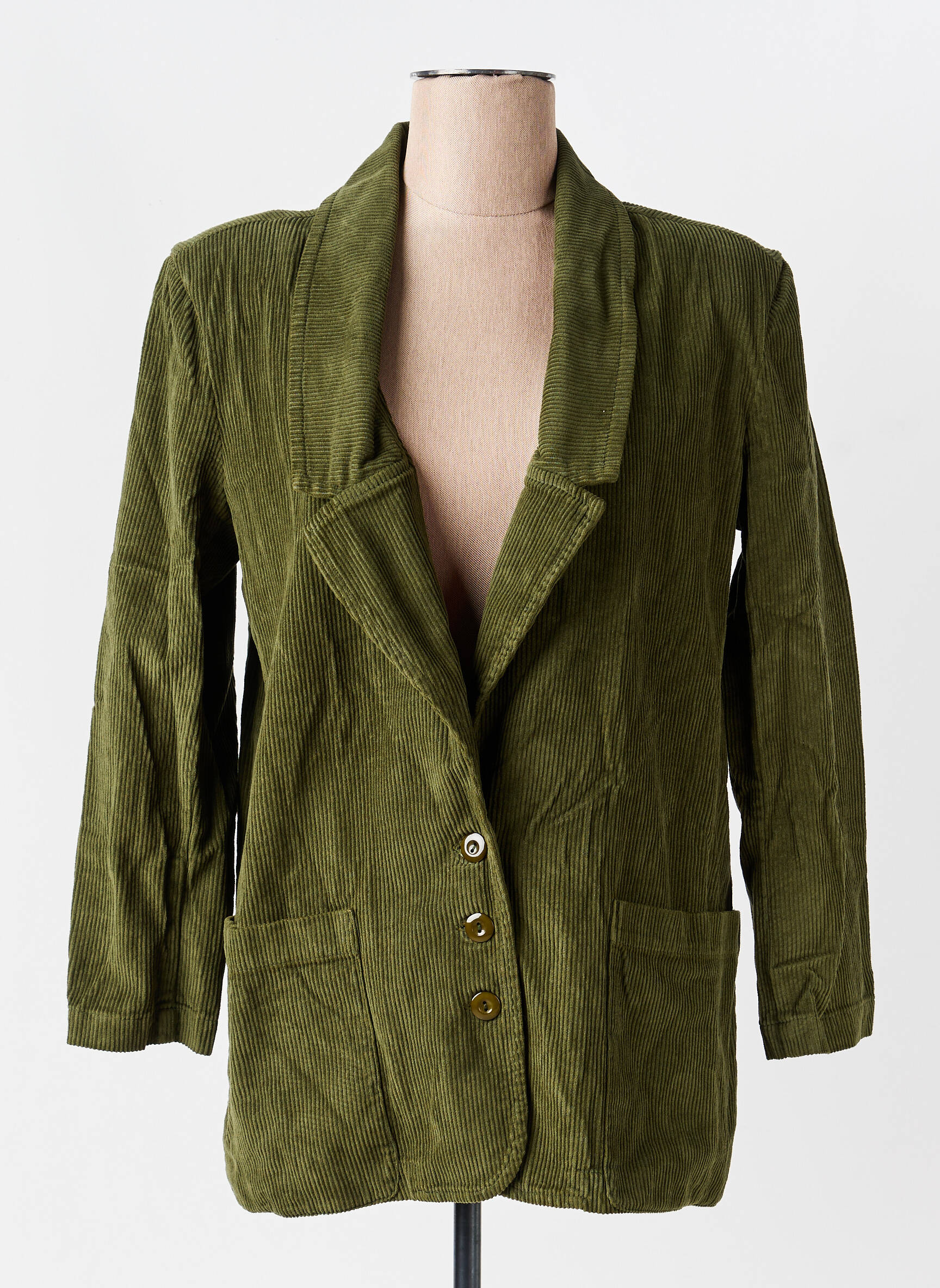 Sacou buzunare verde COUTURIST femeie
