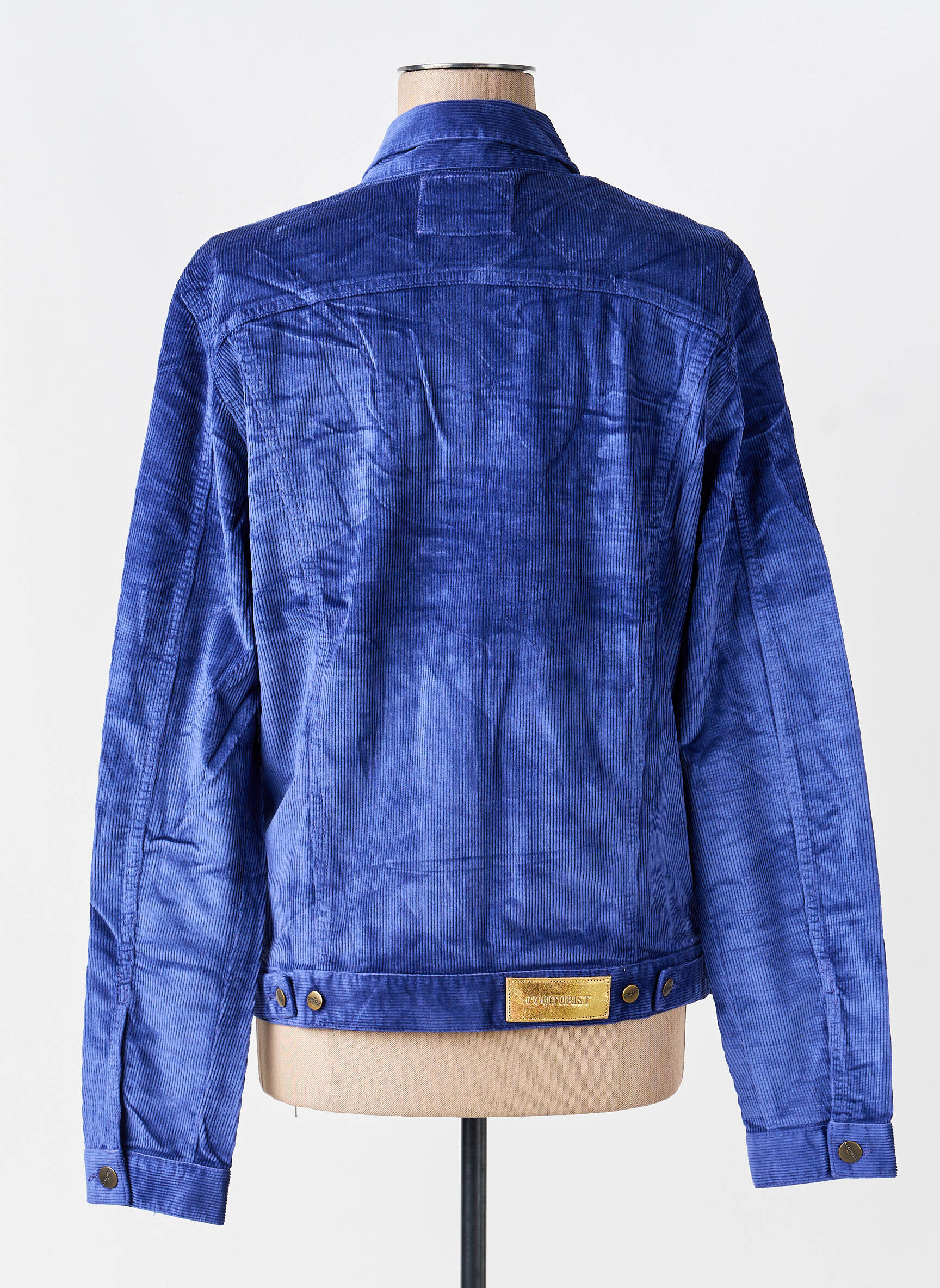 Jachete casual buzunare albastru COUTURIST femeie