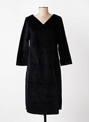 Rochie midi mâneci 3/4 mâneci 3/4 negru COUTURIST femeie