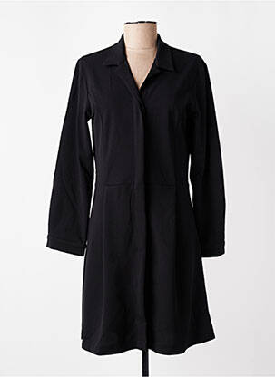 Rochie scurtă mâneci 3/4 mâneci 3/4 negru COUTURIST femeie