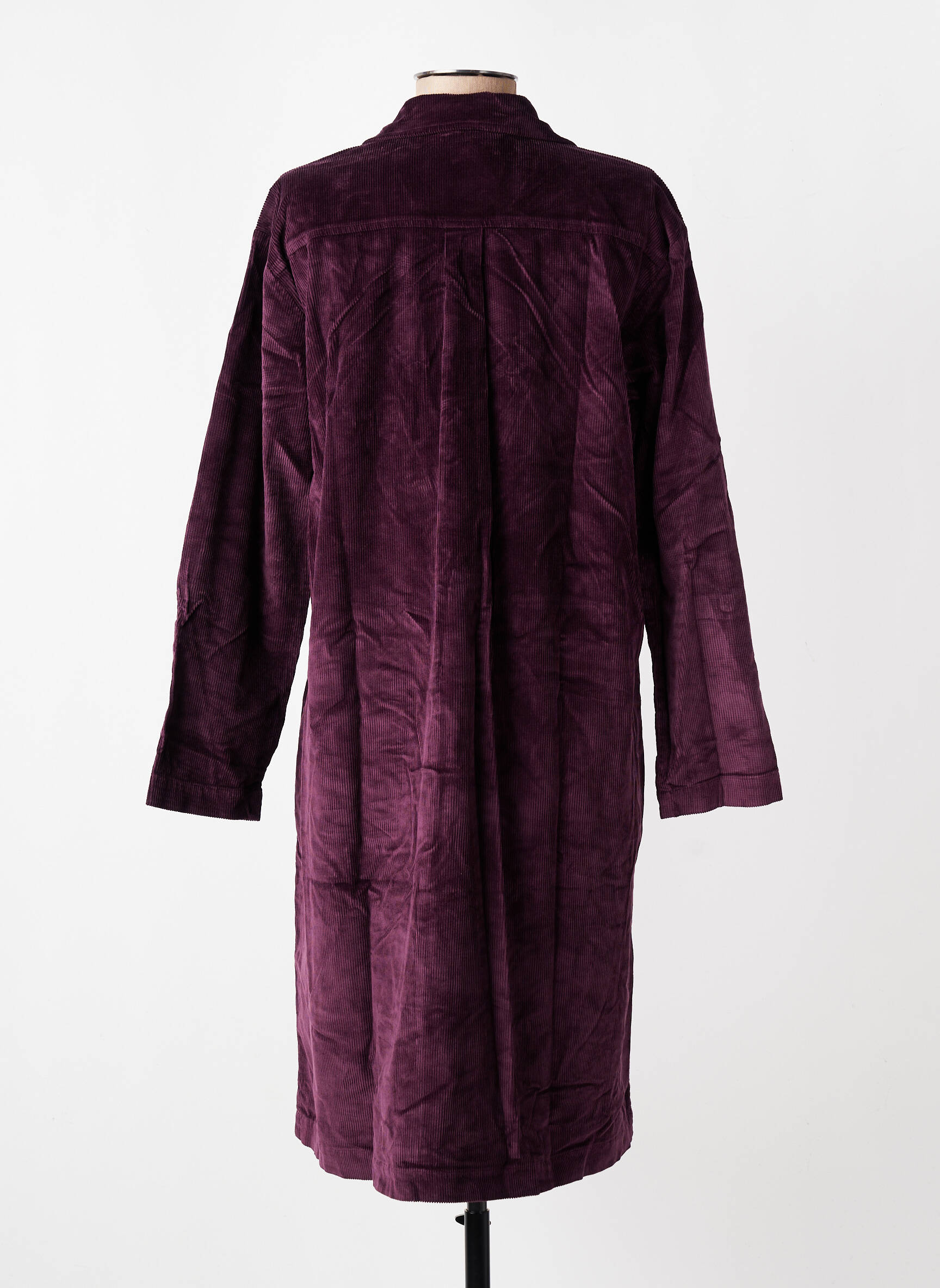 Rochie midi mâneci lungi mâneci lungi violet COUTURIST femeie