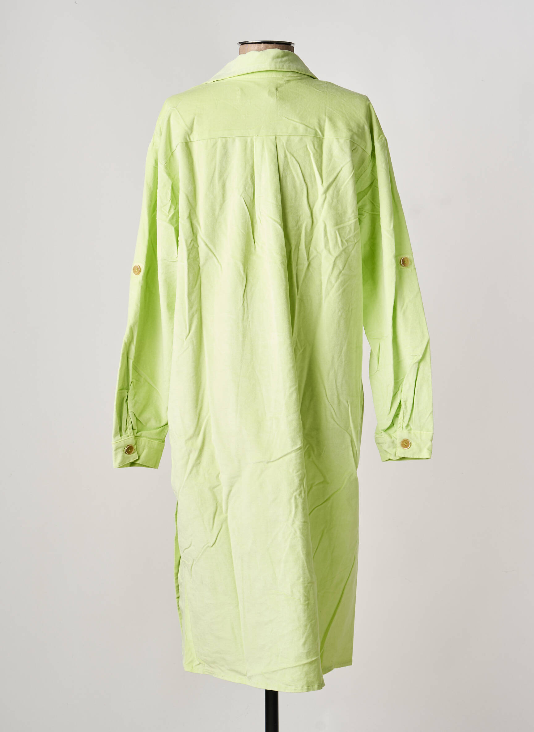 Rochie lungă mâneci lungi mâneci lungi verde COUTURIST femeie