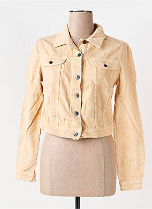 Jachete casual buzunare portocalie COUTURIST femeie