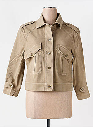 Jachete casual buzunare maro COUTURIST femeie