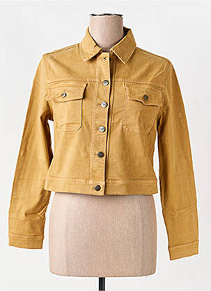 Jachete casual buzunare galben COUTURIST femeie