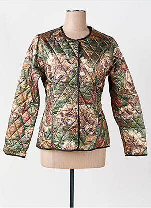 Jachete casual guler rotund verde COUTURIST femeie