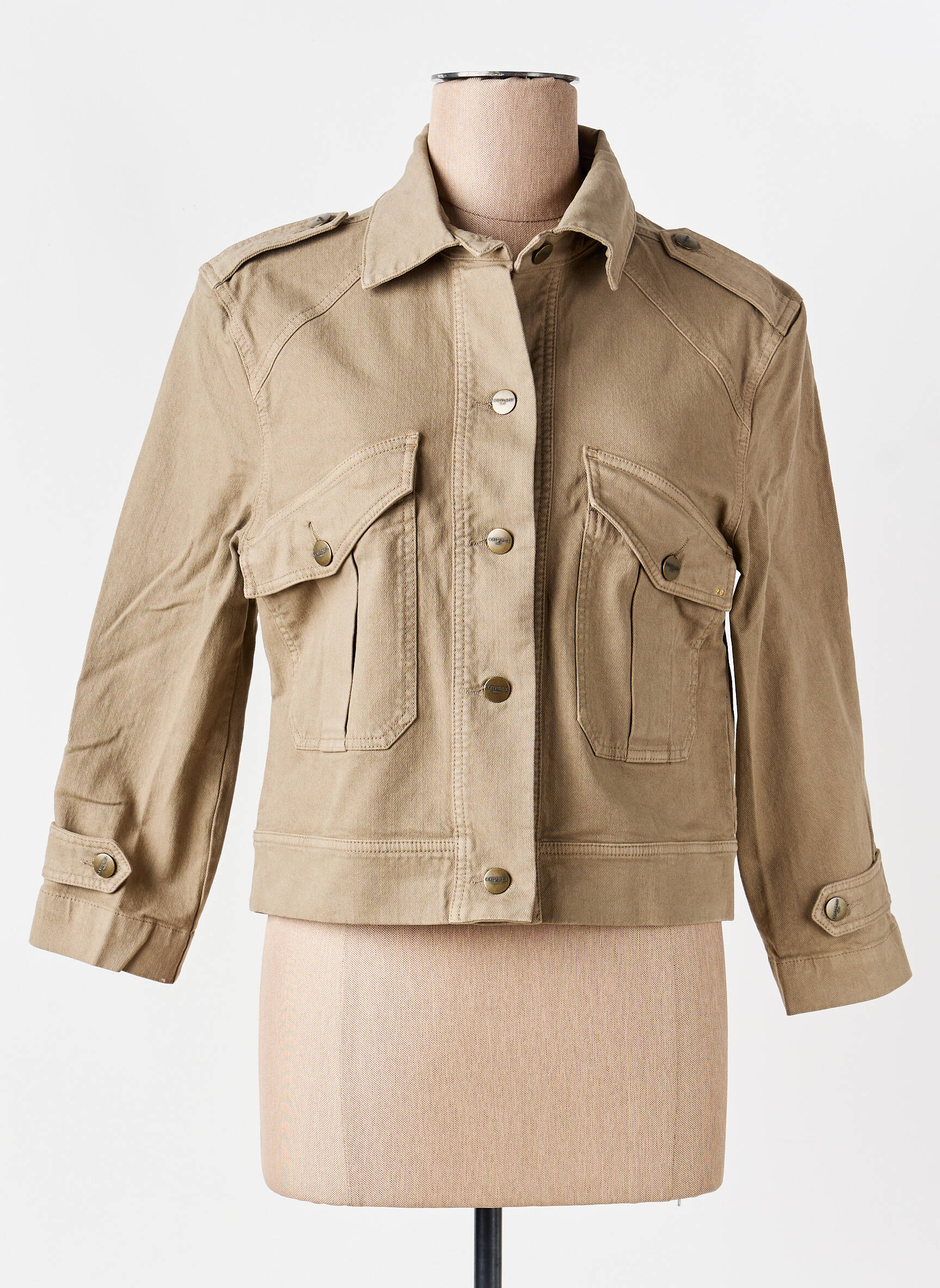 Jachete casual buzunare maro COUTURIST femeie