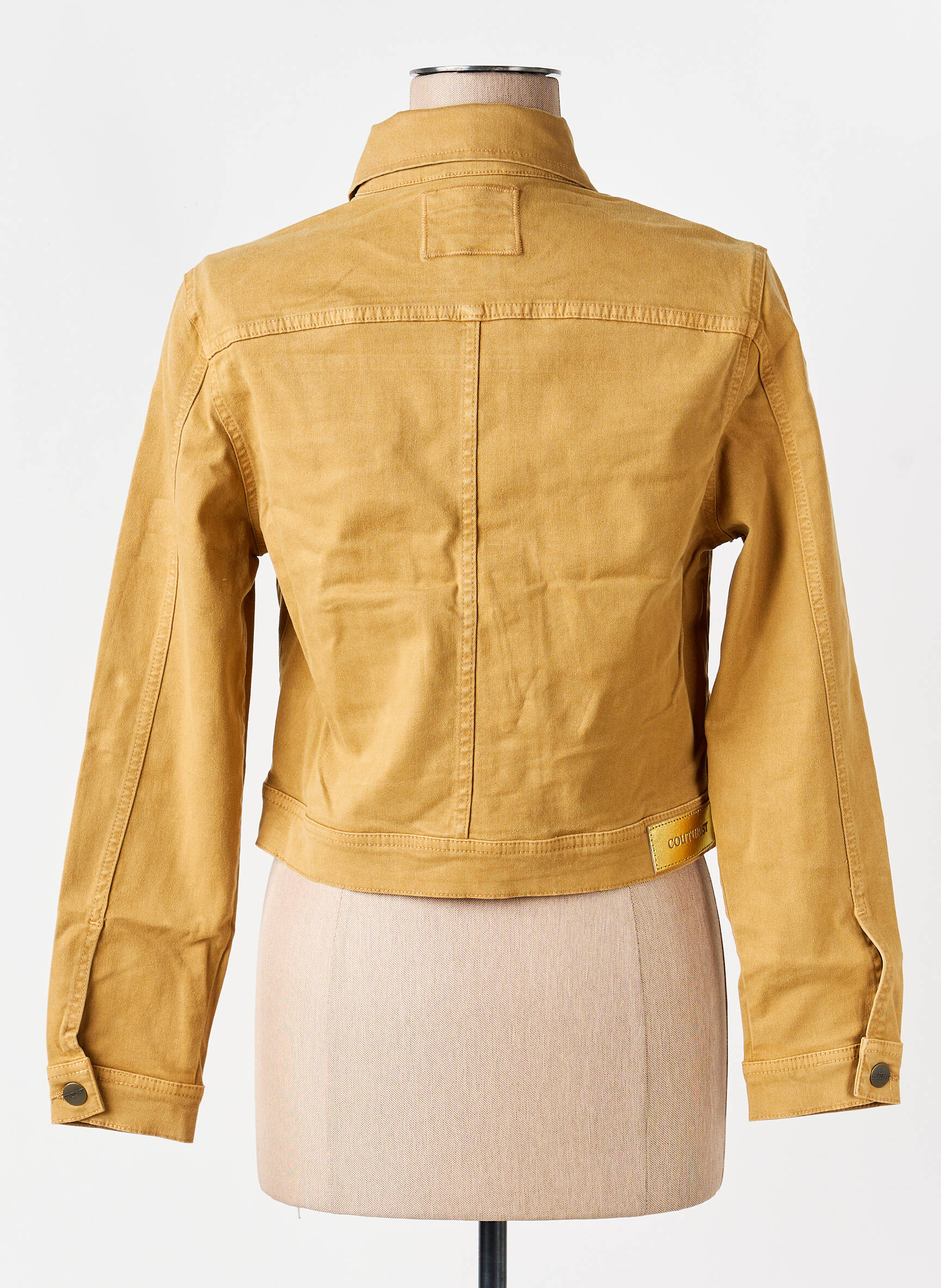Jachete casual buzunare galben COUTURIST femeie