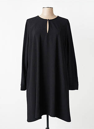Rochie midi croială fluidă mâneci lungi negru RIVER WOODS femeie
